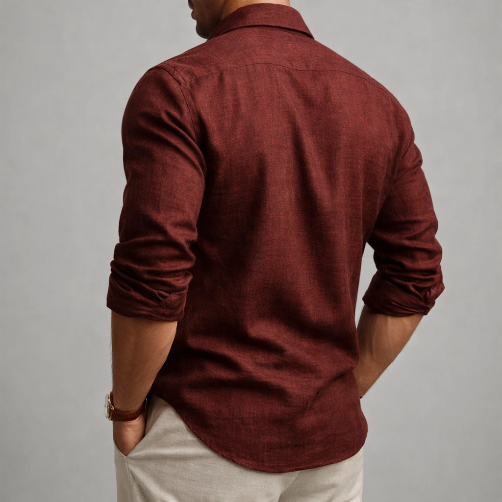 Classic Linen Button-Up Shirt
