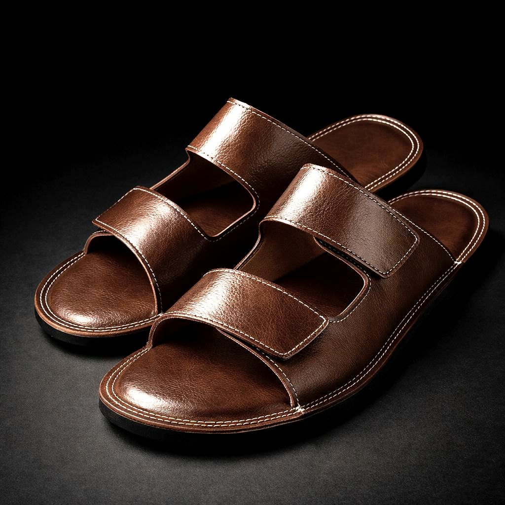 Armando Leather Slides