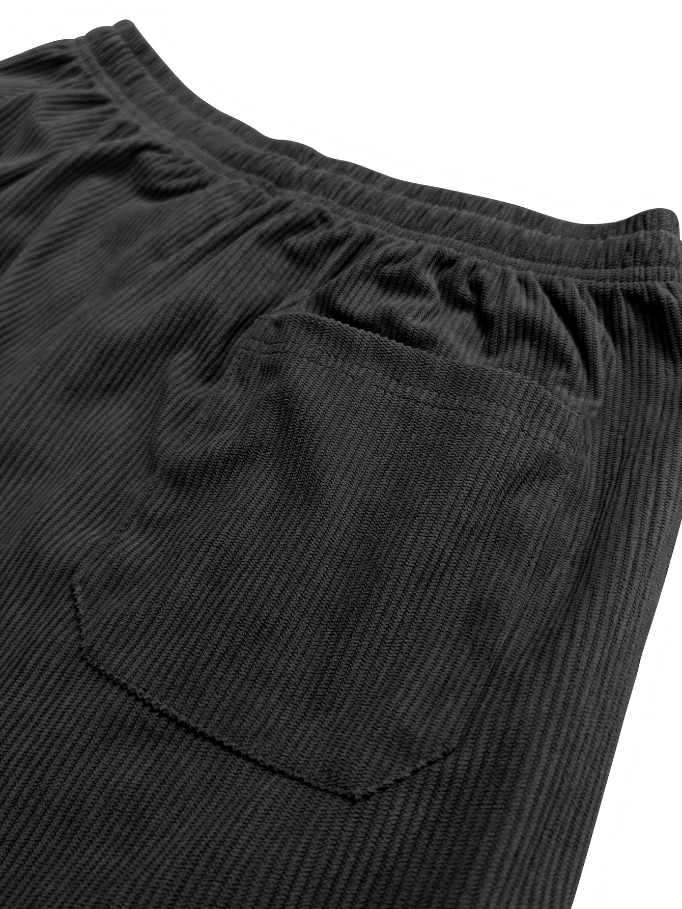 Corduroy Pants Drawstring Waist
