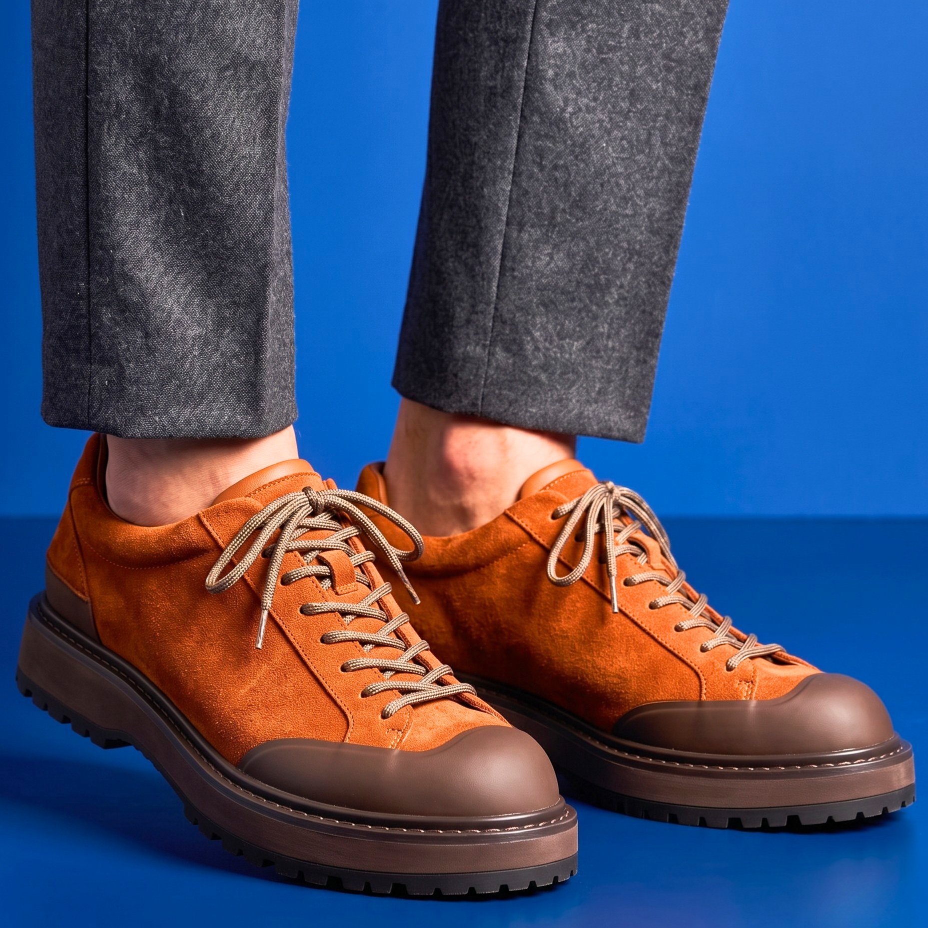 Vintage Thick Sole Leather Shoes