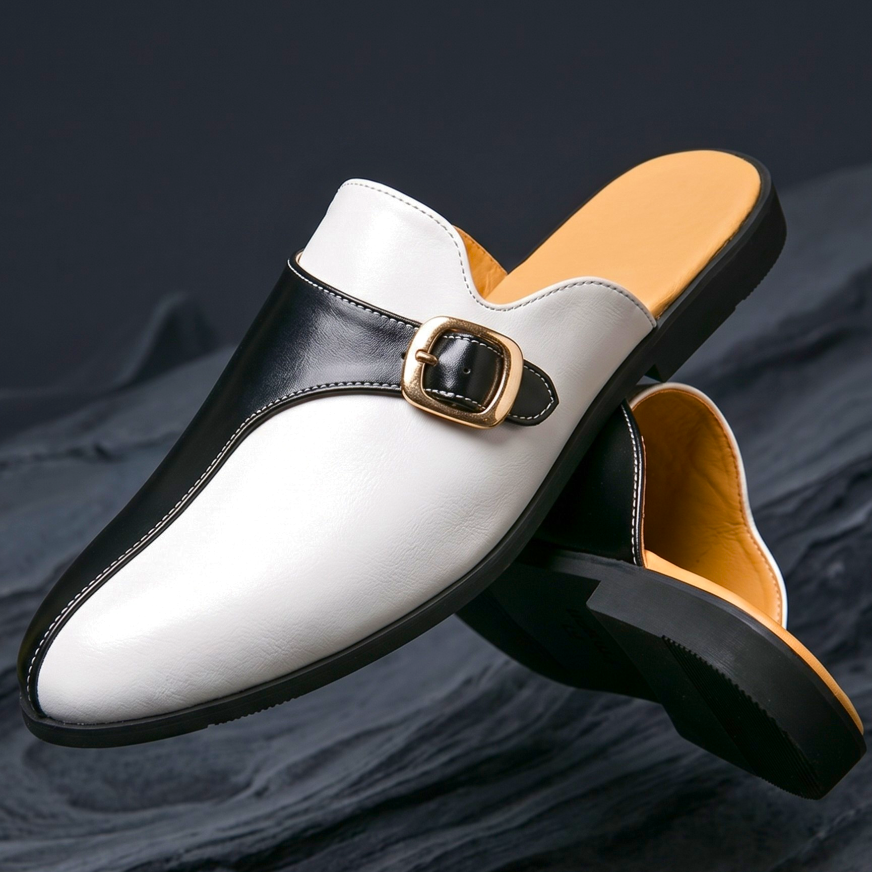 British Leather Slip Ons