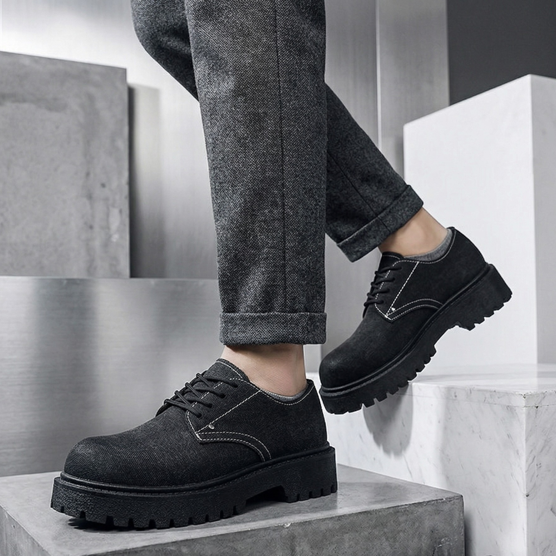 British Style Chunky Shoes