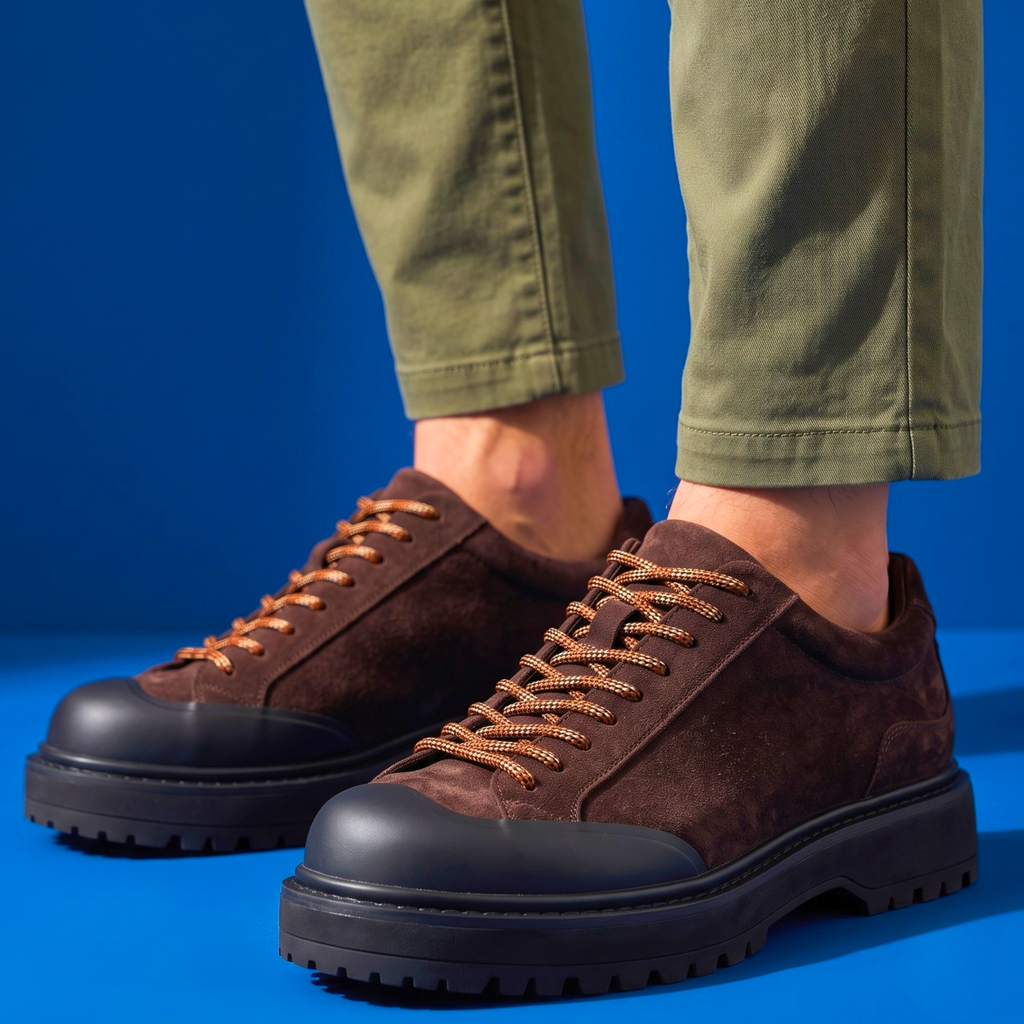 Vintage Thick Sole Leather Shoes