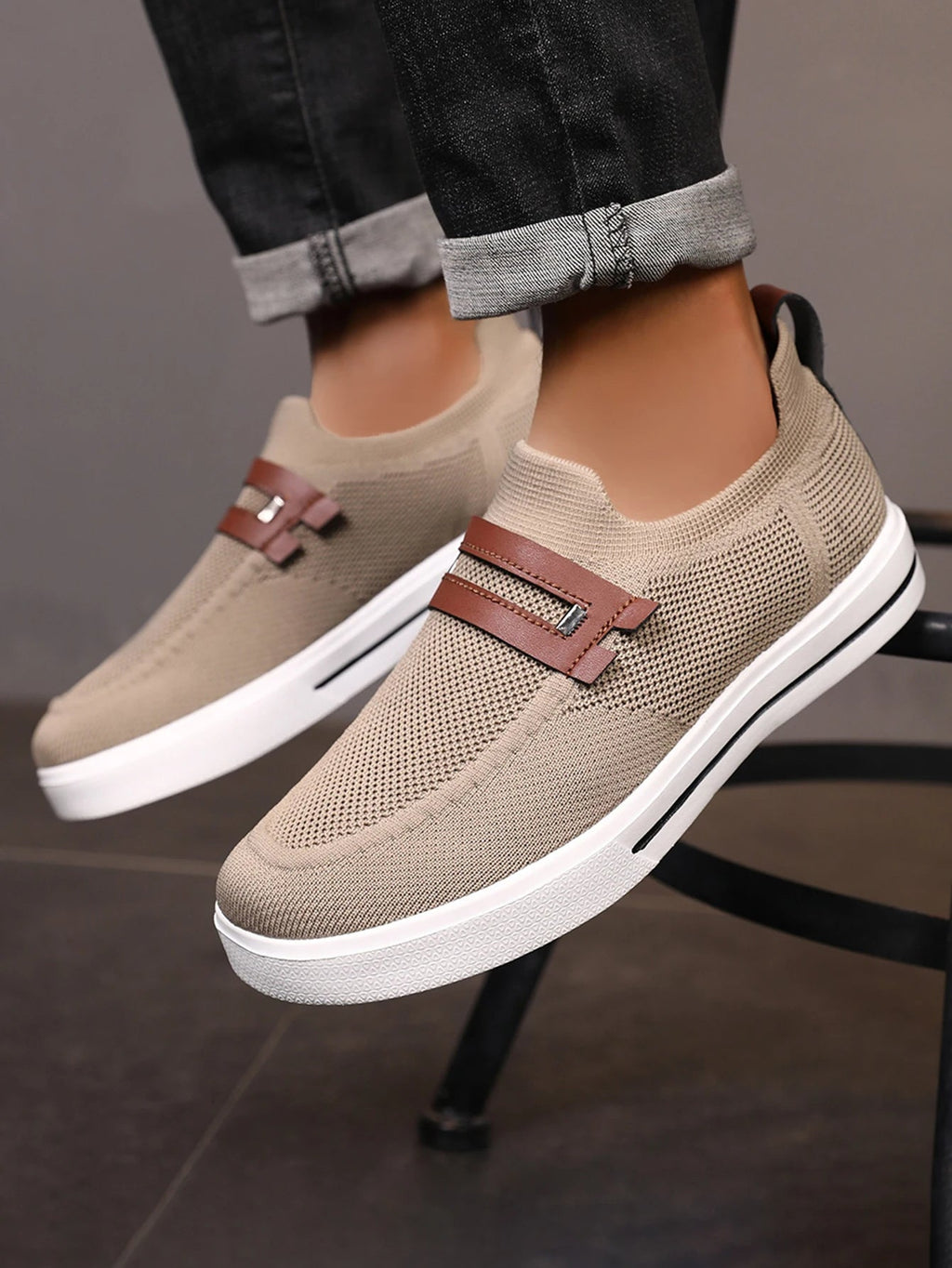 Canvas Slip-On Casual Shoes