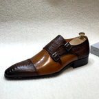 Double Buckle Monk Shoes