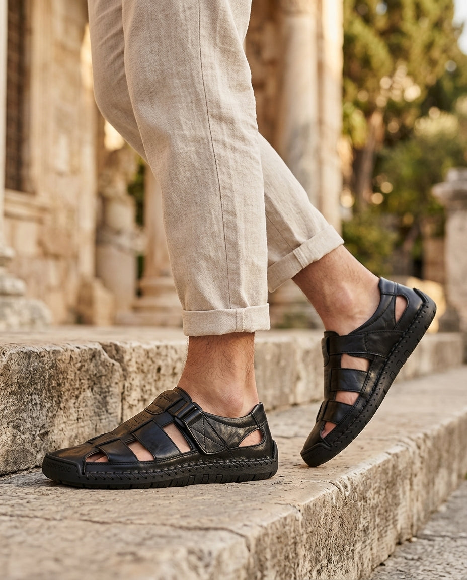 Sorrento Leather Fisherman Sandal