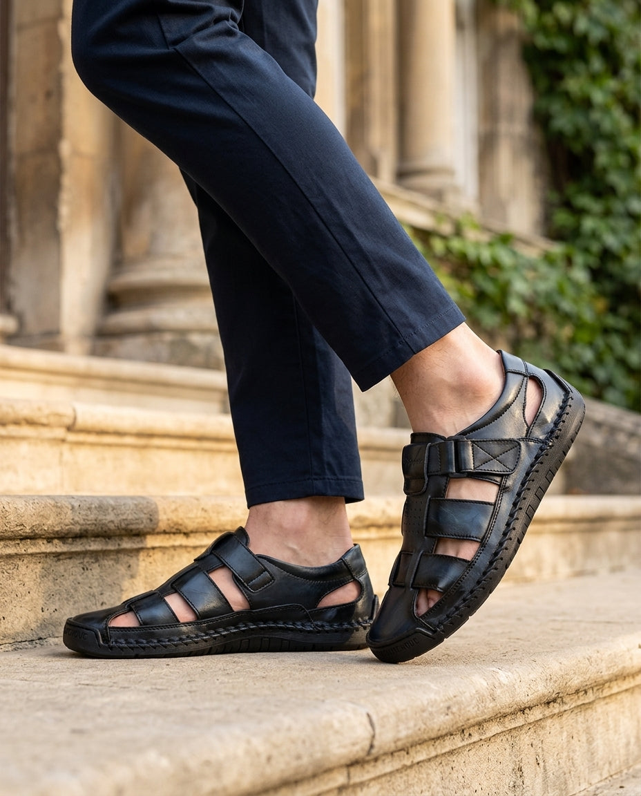 Sorrento Leather Fisherman Sandal