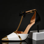 T-Strap Stiletto Pumps