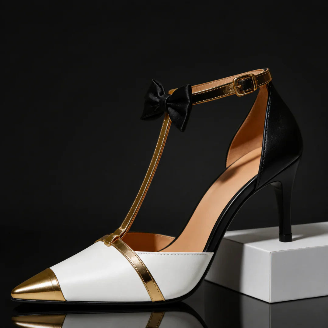 T-Strap Stiletto Pumps
