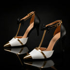 T-Strap Stiletto Pumps