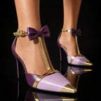 T-Strap Stiletto Pumps