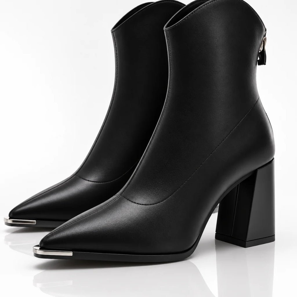 Elegant Pointed Toe Ankle Heel