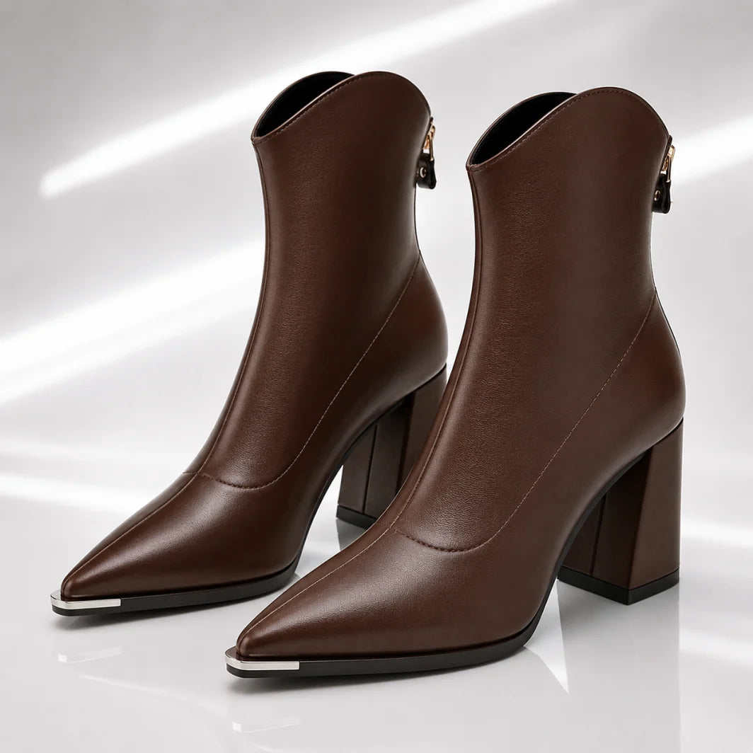 Elegant Pointed Toe Ankle Heel