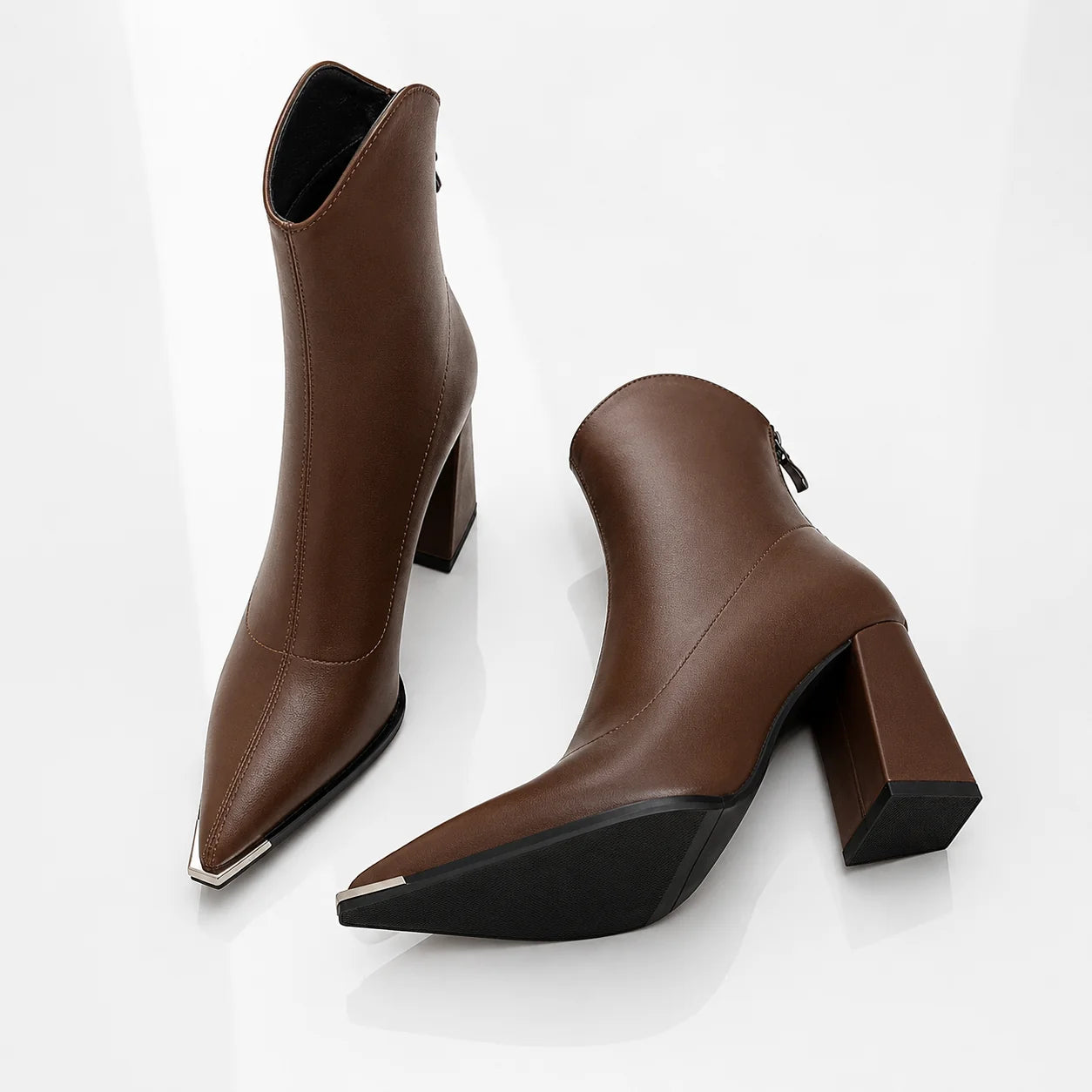 Elegant Pointed Toe Ankle Heel