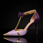 T-Strap Stiletto Pumps