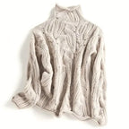 Cashmere-Feel Knit Sweater