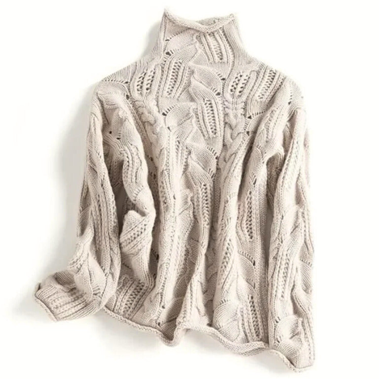 Cashmere-Feel Knit Sweater