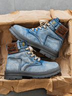 Men's High-Top Denim Boots