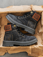 Men's High-Top Denim Boots