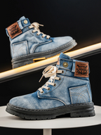 Men's High-Top Denim Boots