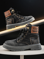 Men's High-Top Denim Boots