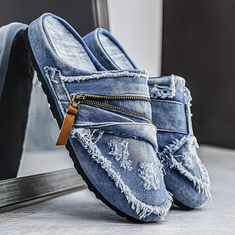 Slip-On Backless Casual Loafers