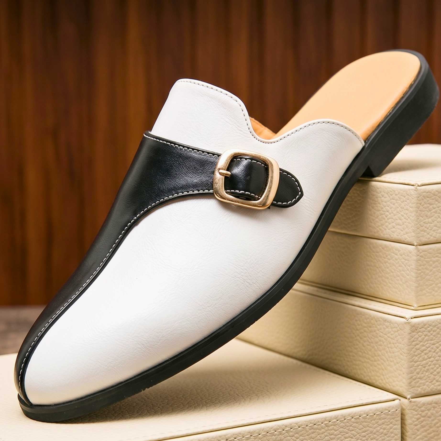 British Leather Slip Ons