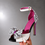 Women's Bow High Heel Sandals