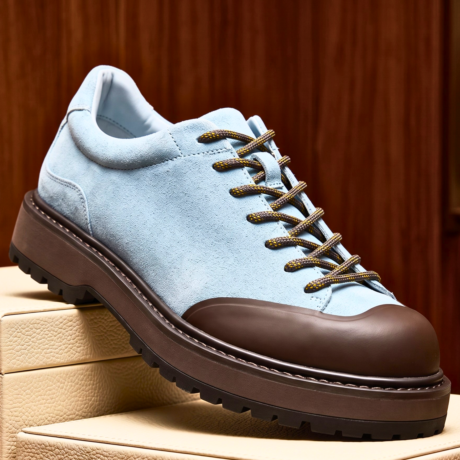 Vintage Thick Sole Leather Shoes