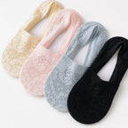 Breathable Floral Lace Socks