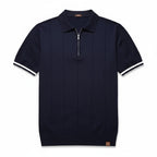 Tipped Cuff Zip Shirt