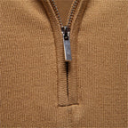 Tipped Cuff Zip Shirt