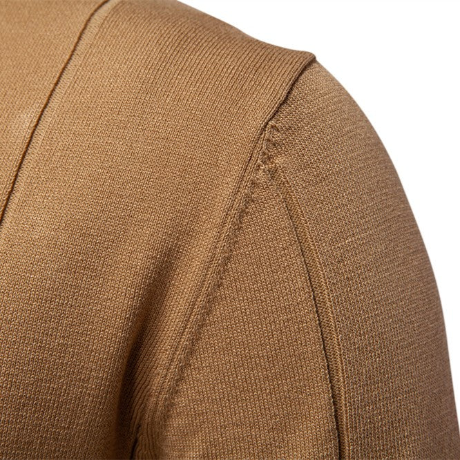 Tipped Cuff Zip Shirt