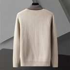Turn-Down Collar Cardigan