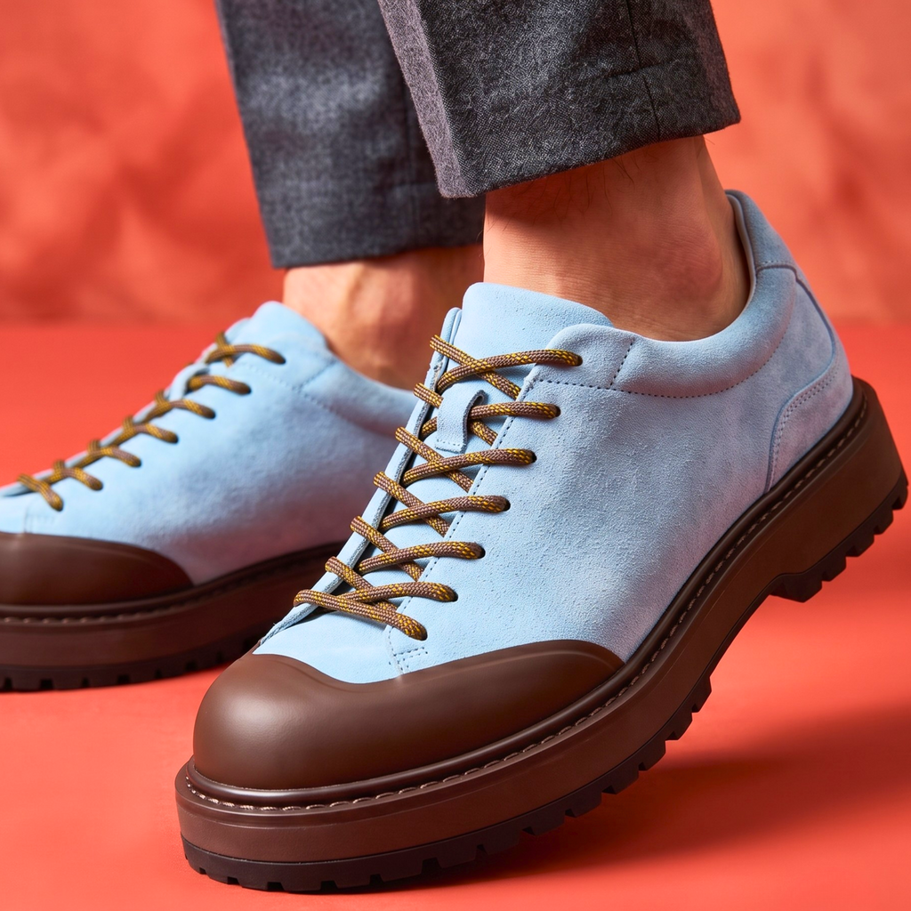 Vintage Thick Sole Leather Shoes