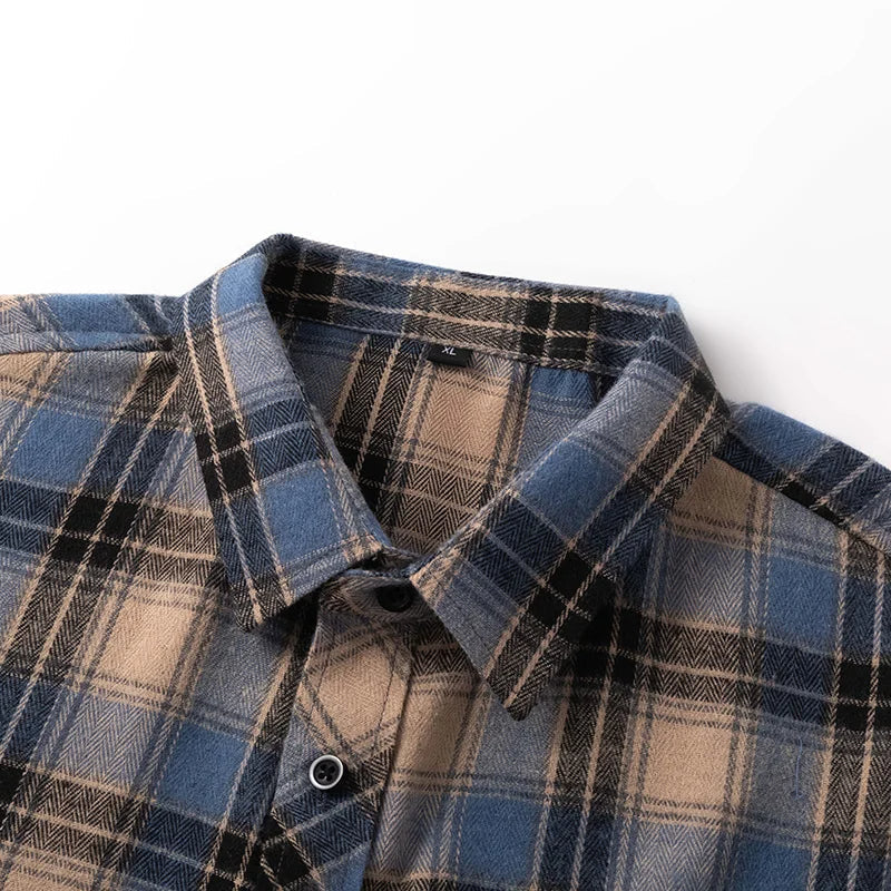 Vintage Plaid Flannel Shirt