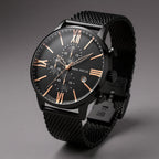 Mesh Strap Luxury Wristwatch