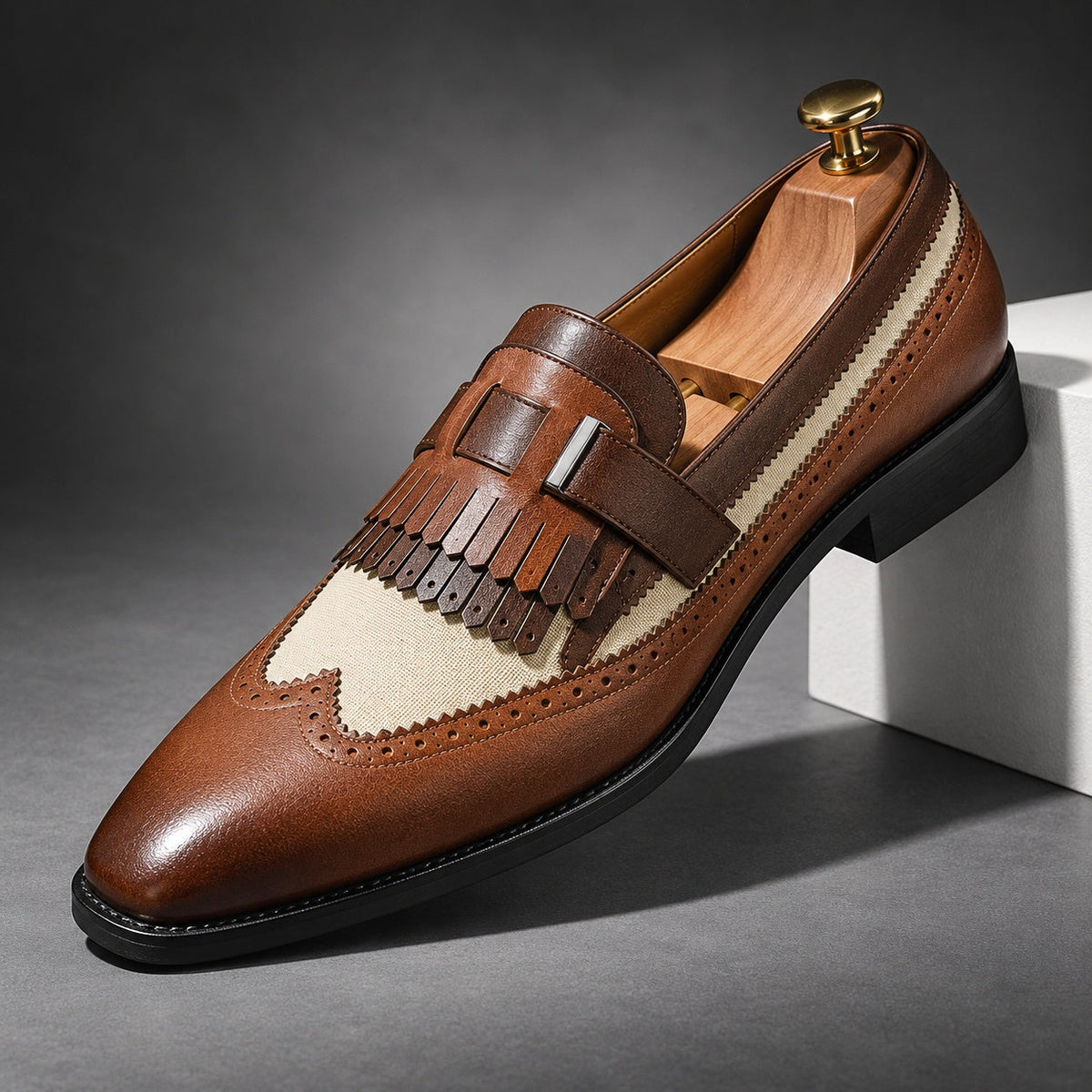 Pointed Toe Lefu Shoes