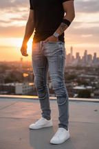 Stretch Slim Denim Pants