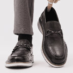 Oxford Shoes with Metal Accent