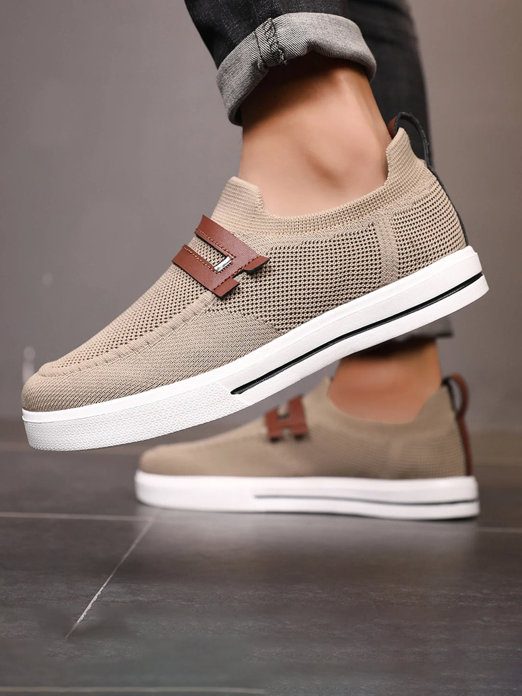 Canvas Slip-On Casual Shoes
