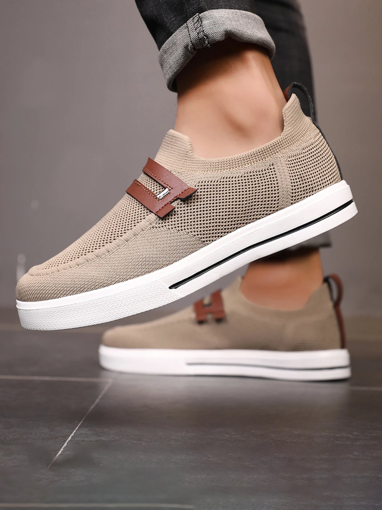 Canvas Slip-On Casual Shoes
