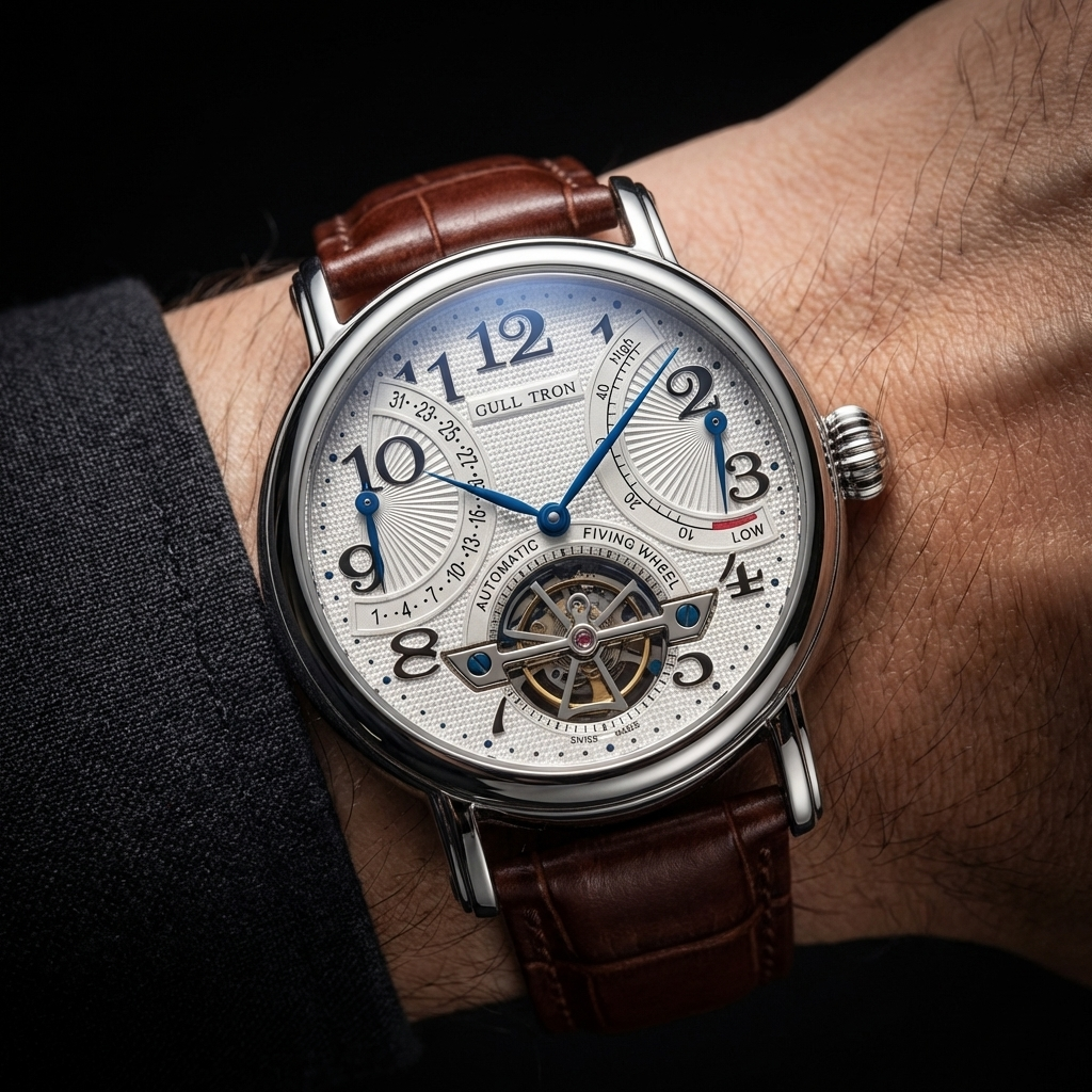 Flywheel Mechanical Wristwatch