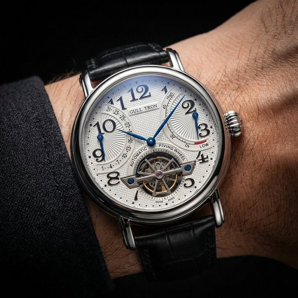 Flywheel Mechanical Wristwatch