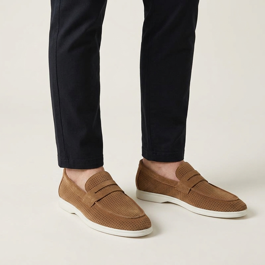 Men's Cow Suede Loafers