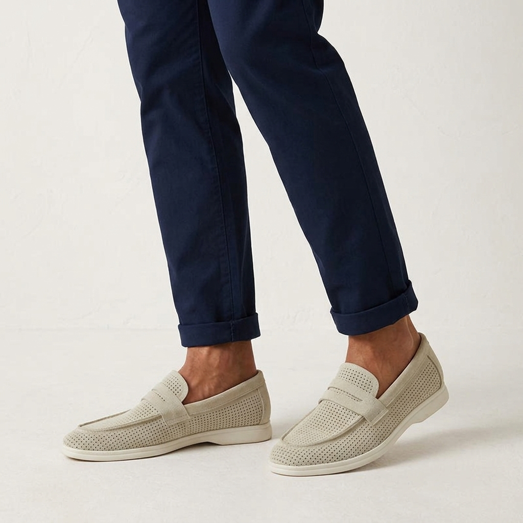 Men's Cow Suede Loafers