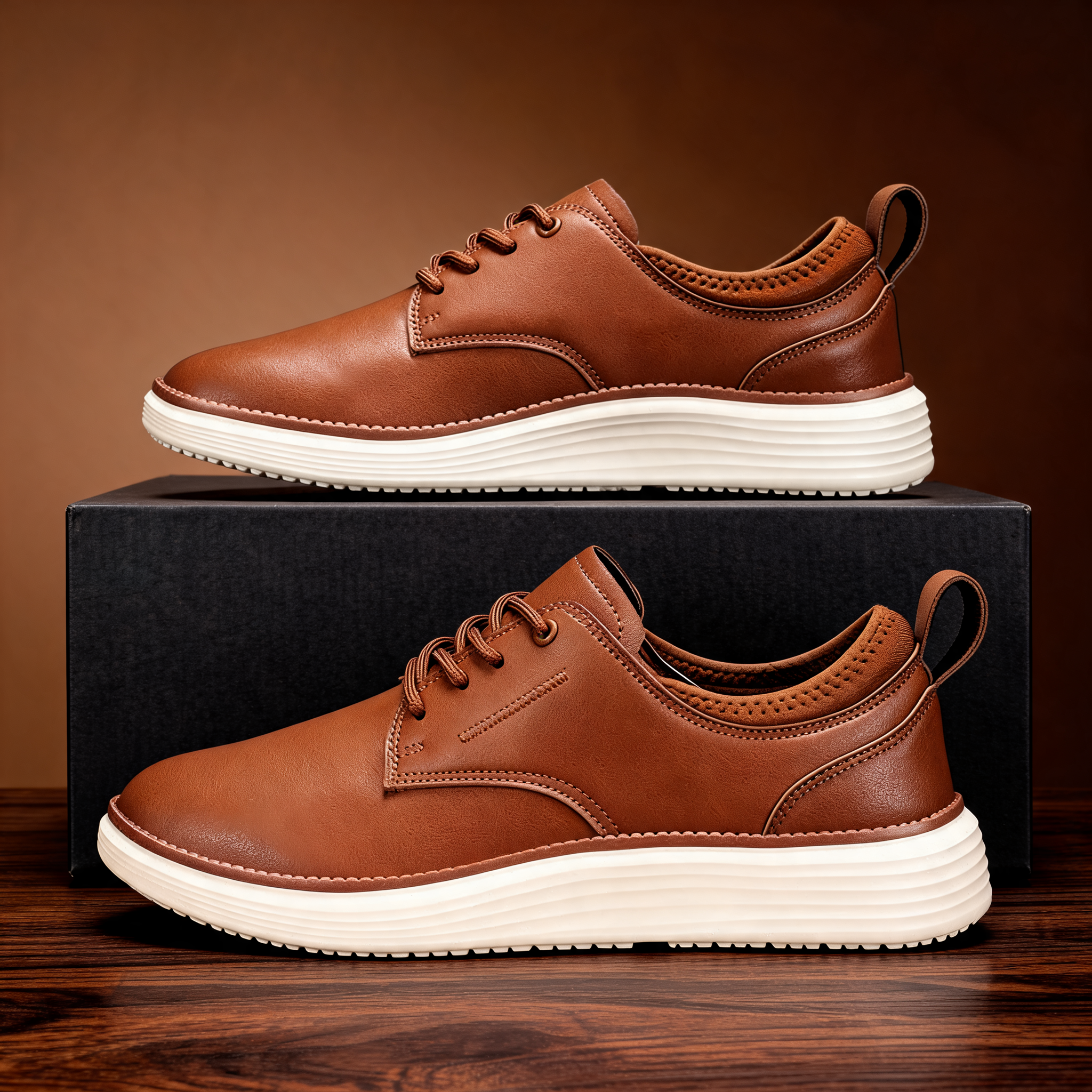 Lace-Up Skateboard Shoes