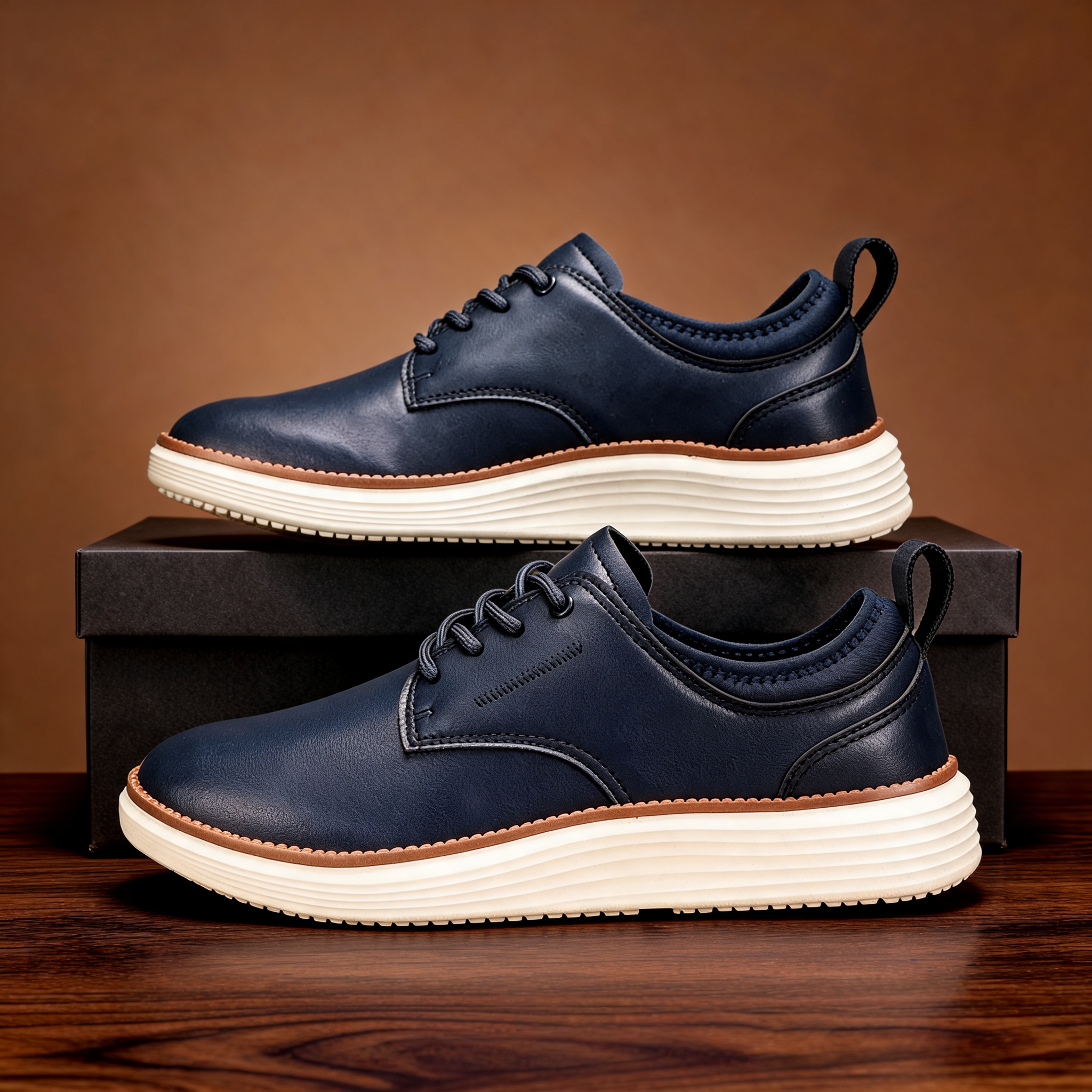 Lace-Up Skateboard Shoes
