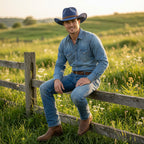 Wool Blend Wide Brim