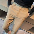 Waffle Textured Casual Pants